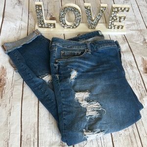 Torrid High Rise Crop Boyfriend Jeans 18
